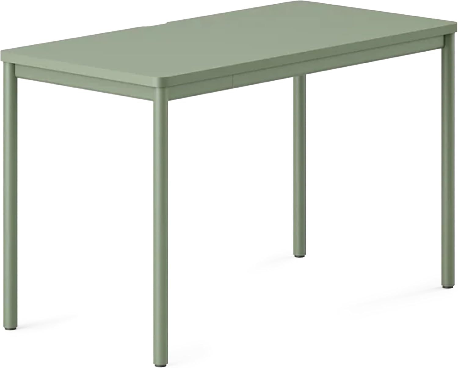 Sage Green Adjustable Height Desk with Drawer, 36 inches