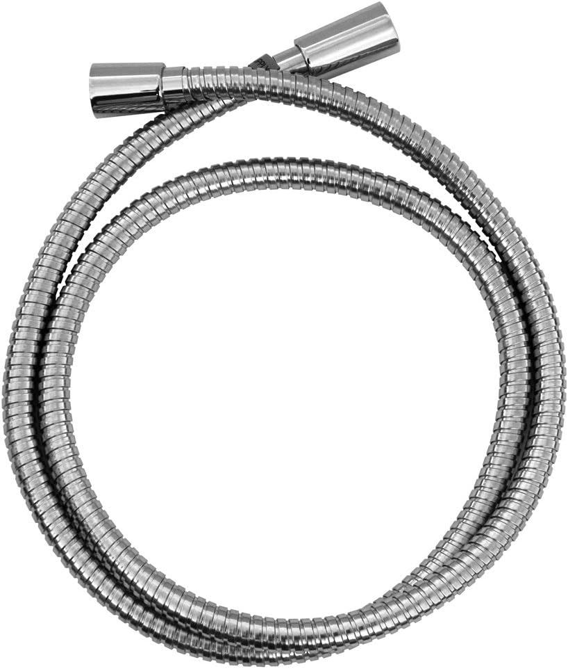 Polished Chrome 60-Inch Metal Shower Hose