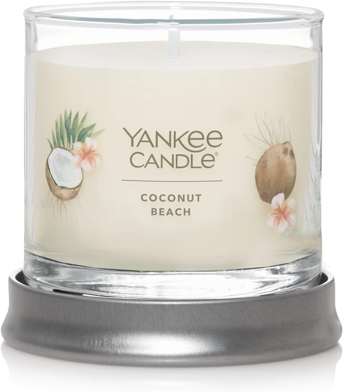 White Coconut Beach Soy Small Tumbler Candle