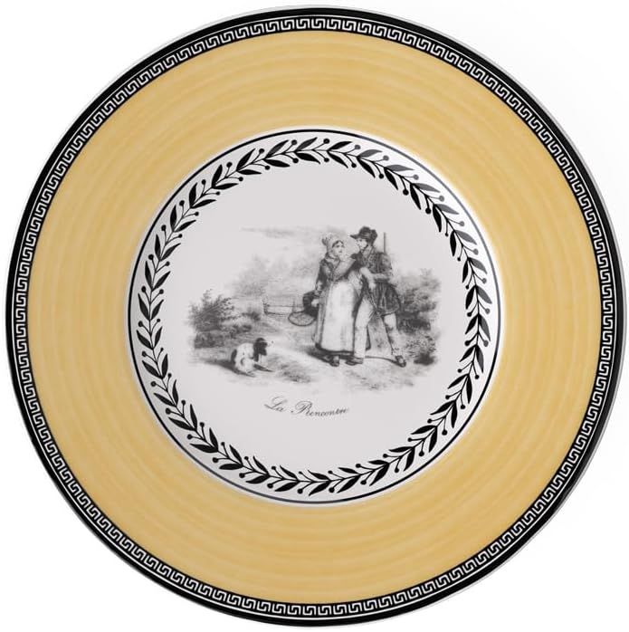 Villeroy & Boch Audun Chasse Yellow Porcelain Bread Plate