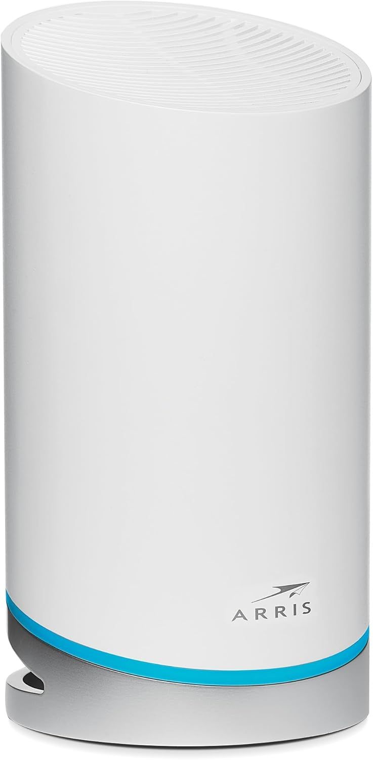 ARRIS White Tri-Band Mesh Wi-Fi 6 Router with Alexa Support