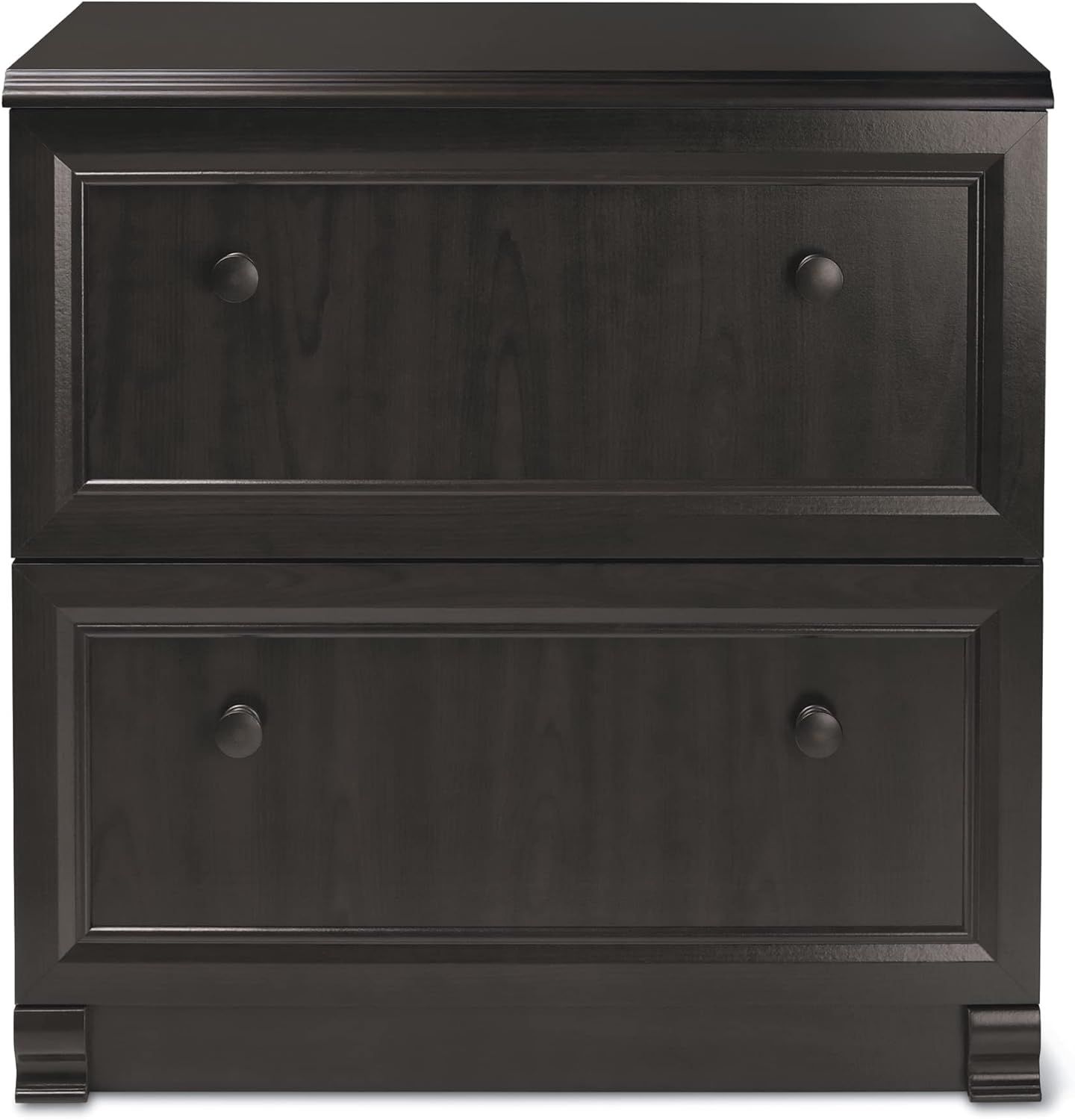 Broadstreet 30" Dark Finish 2-Drawer Lateral File Cabinet