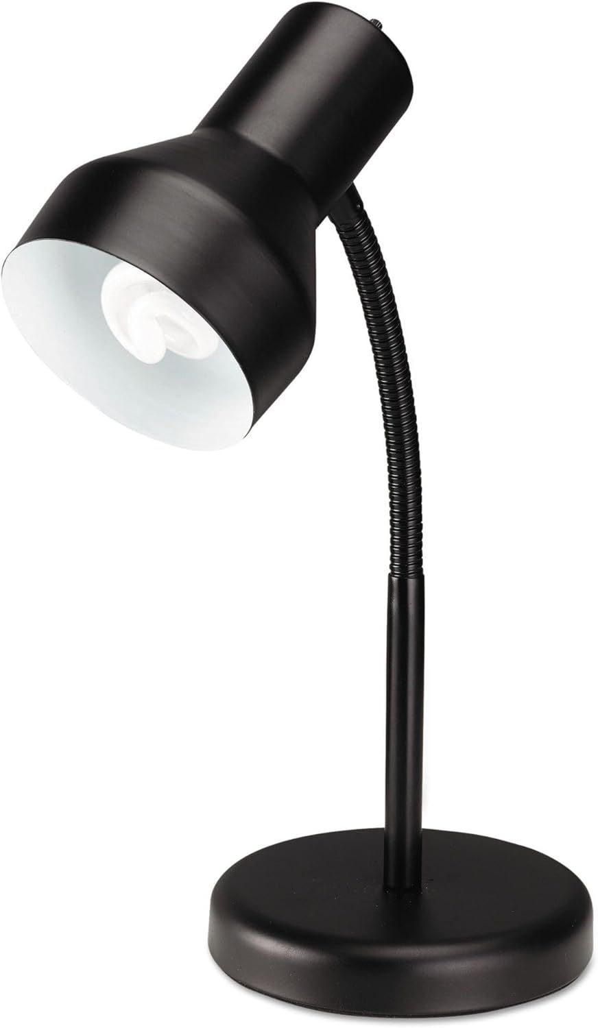 Adjustable Black Metal Gooseneck Task Lamp