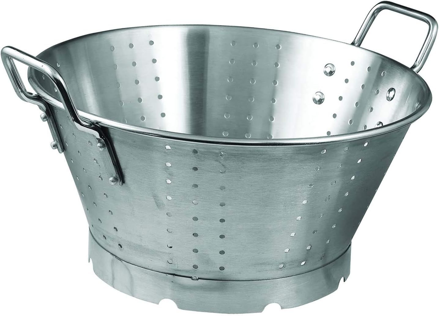 11-Quart Stainless Steel Heavy-Duty Colander with Base