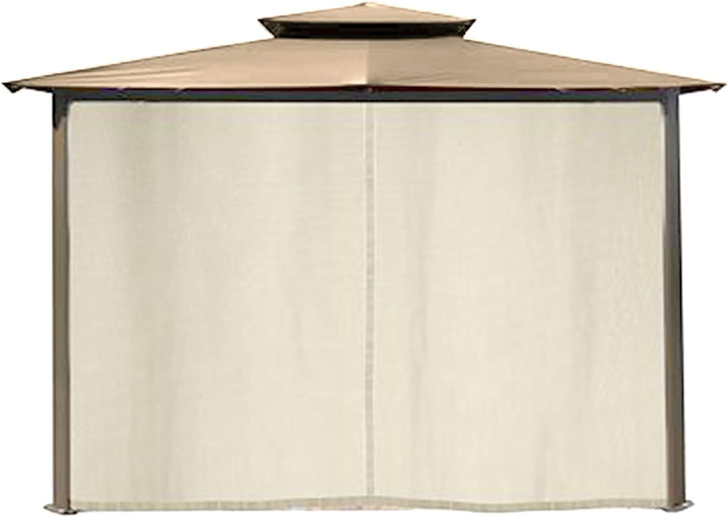 Beige Whisper Polyester Replacement Canopy for 10 x 12 Gazebo