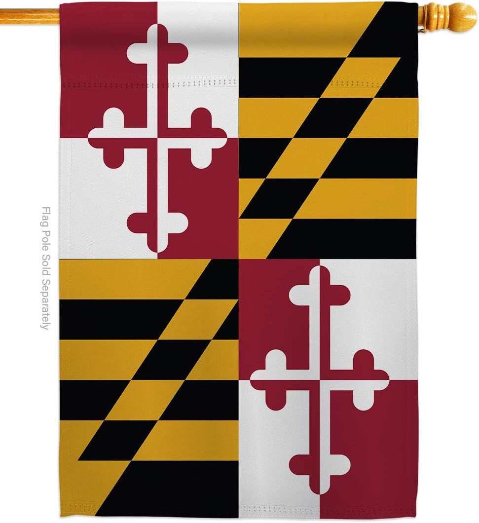 Maryland Flag Double-Sided Weather Resistant House Banner