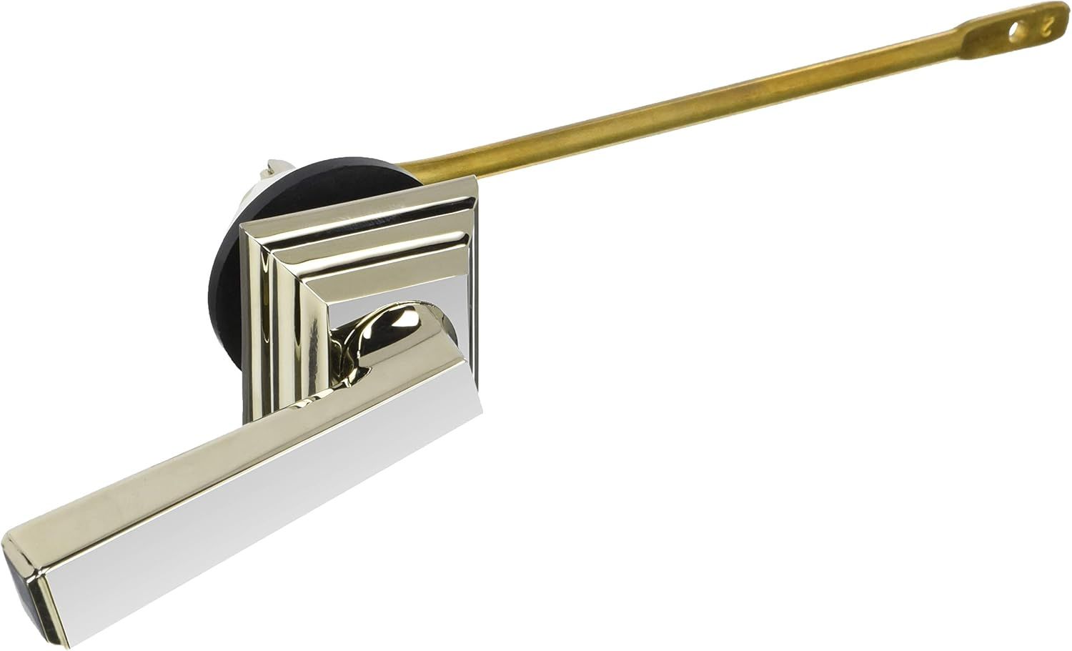 Polished Nickel Left-Hand Trip Lever with Die Cast Zinc Handle