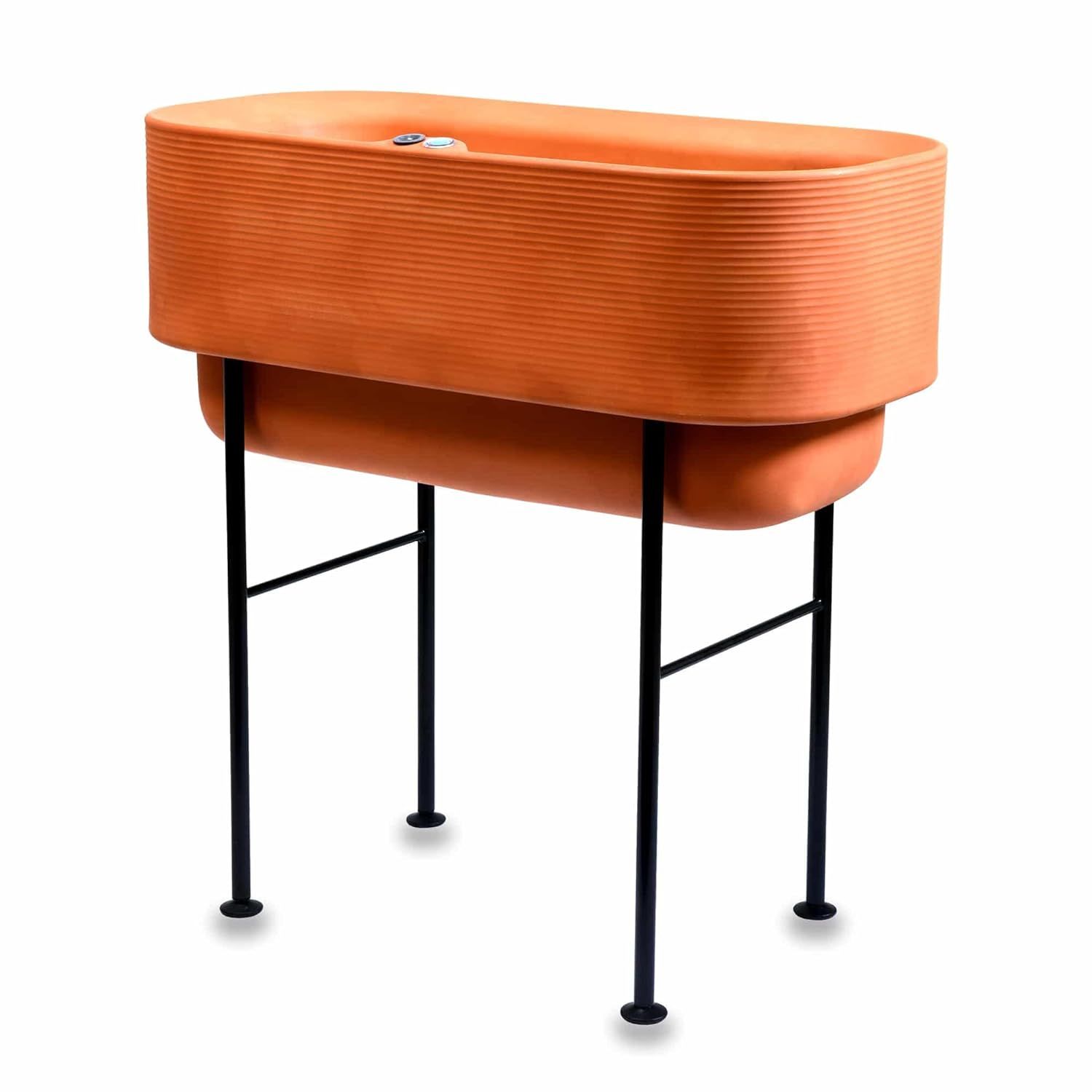 Weathered Terracotta Self-Watering Elevated Planter