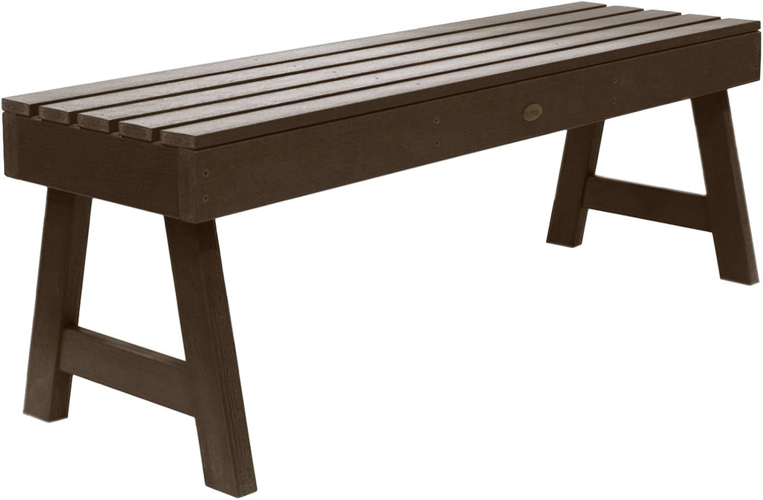 Weatherly Eco-Friendly Backless Bench in Weathered Acorn - 4ft