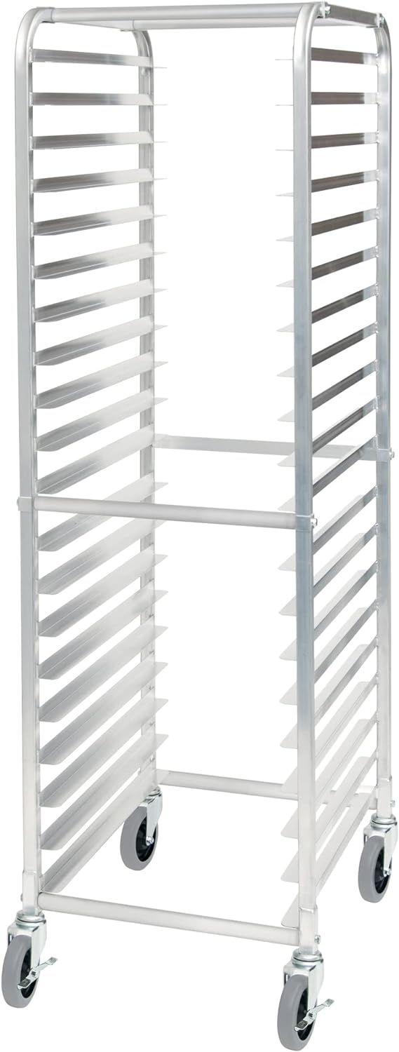 Aluminum 20-Tier Sheet Pan Rack with Casters