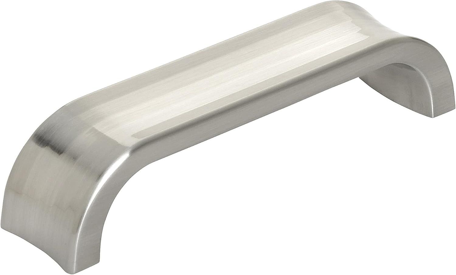 Brushed Nickel Modern Cabinet Pull with Mounting Hardware