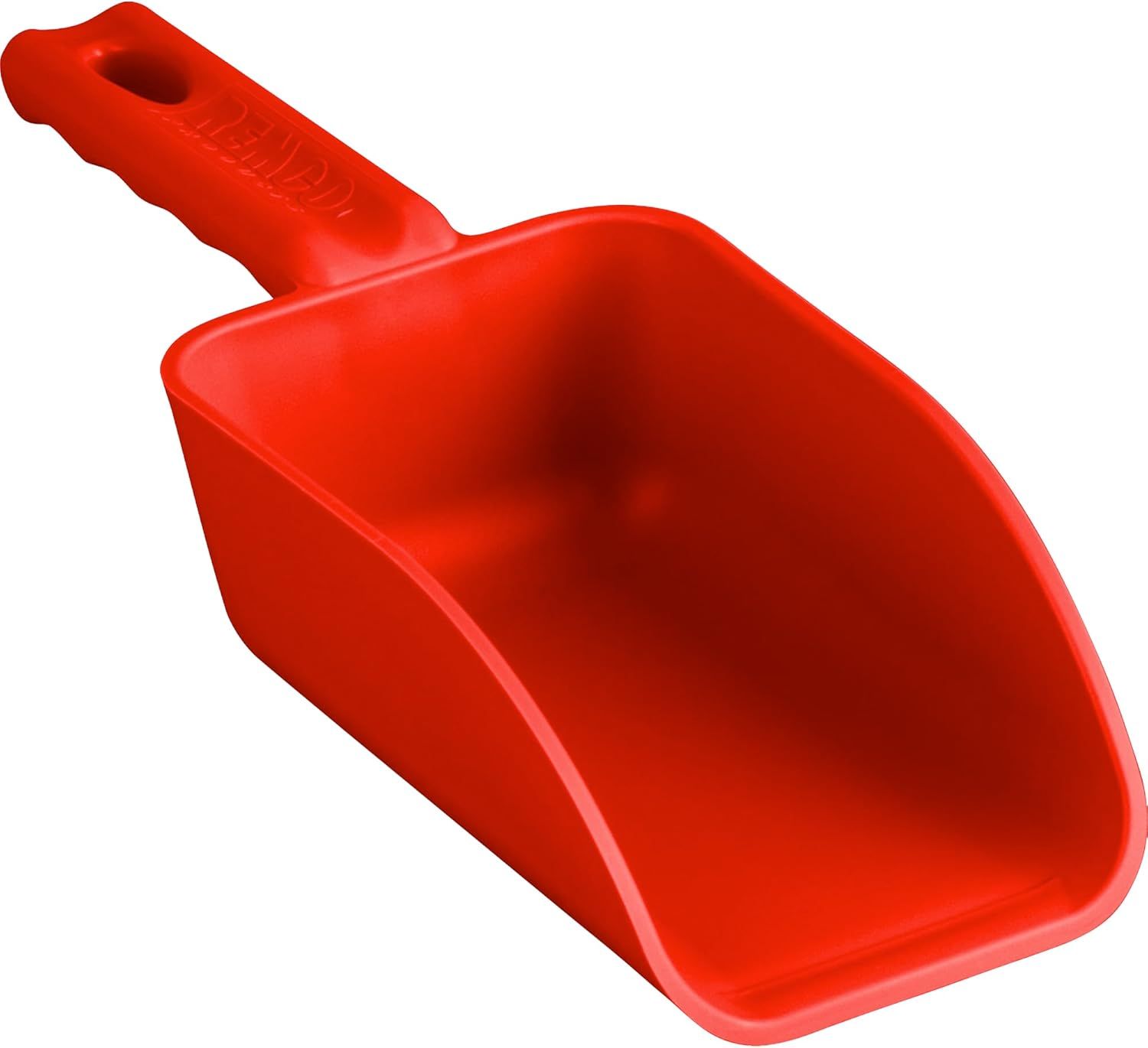 Red BPA-Free Polypropylene 16 oz Hand Scoop