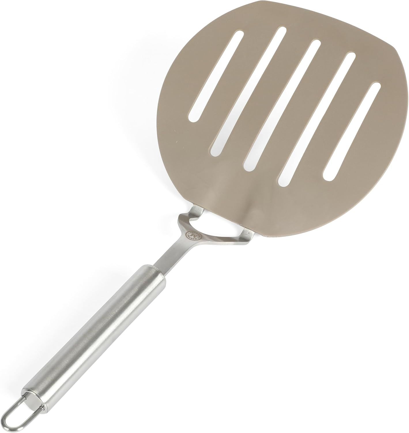 Large Slotted Nylon Pancake Turner with Stainless Steel Handle