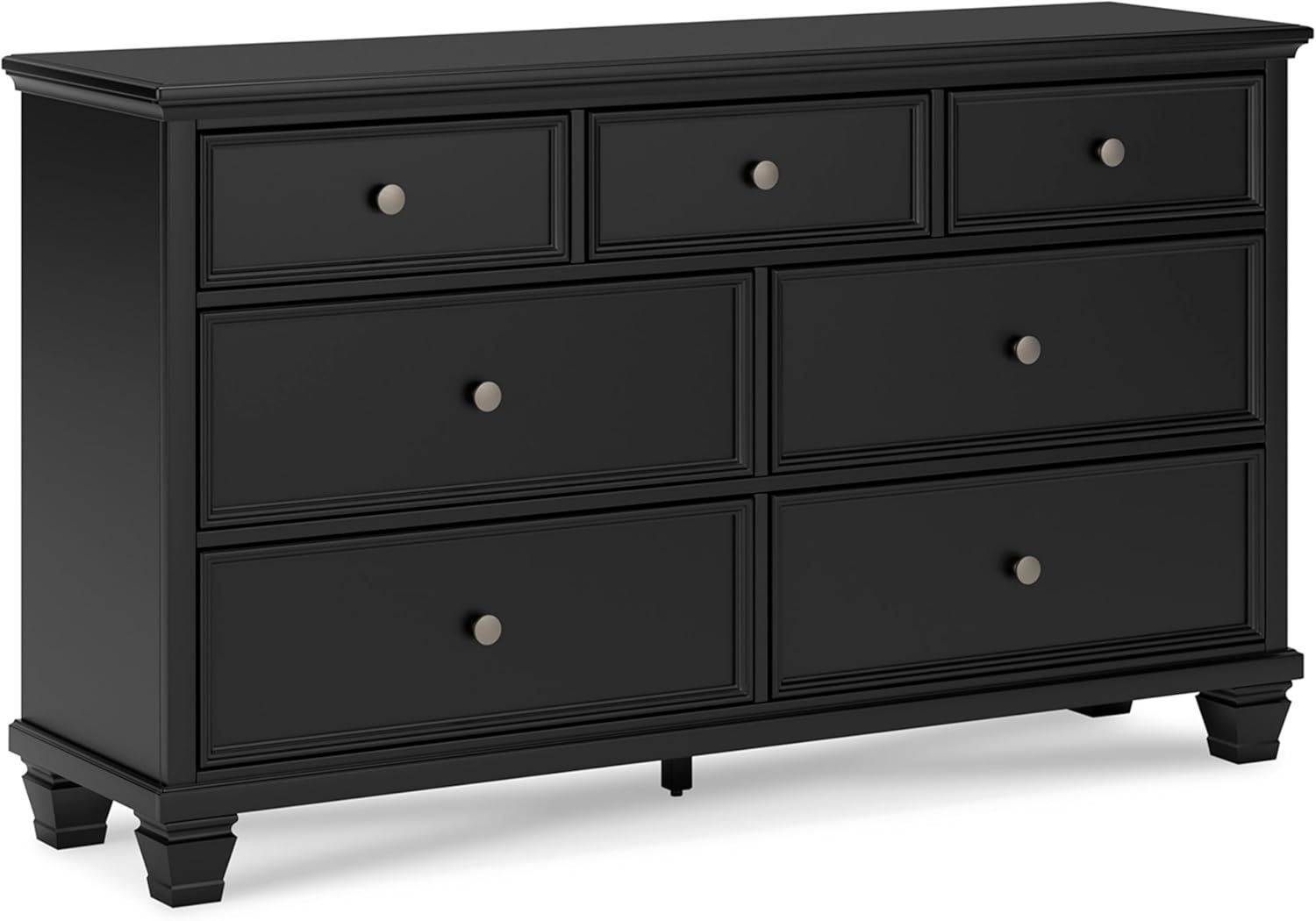 Black Farmhouse Dresser with Felt Lined Dovetail Drawers