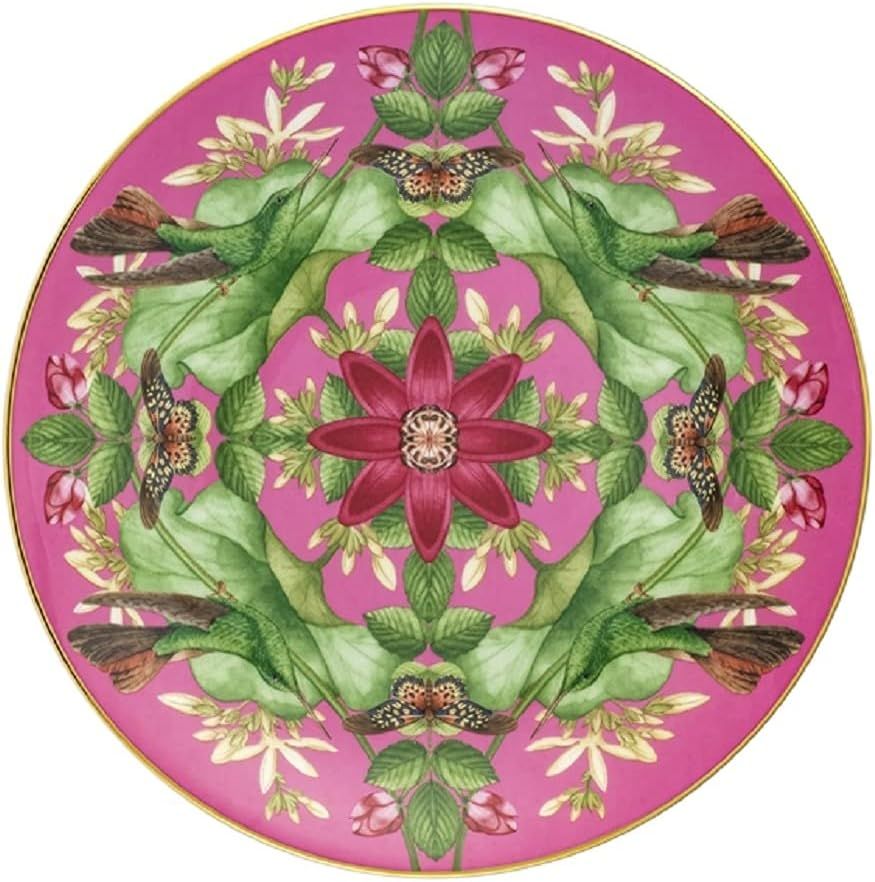 Wonderlust Pink Lotus Floral Porcelain Salad Plate