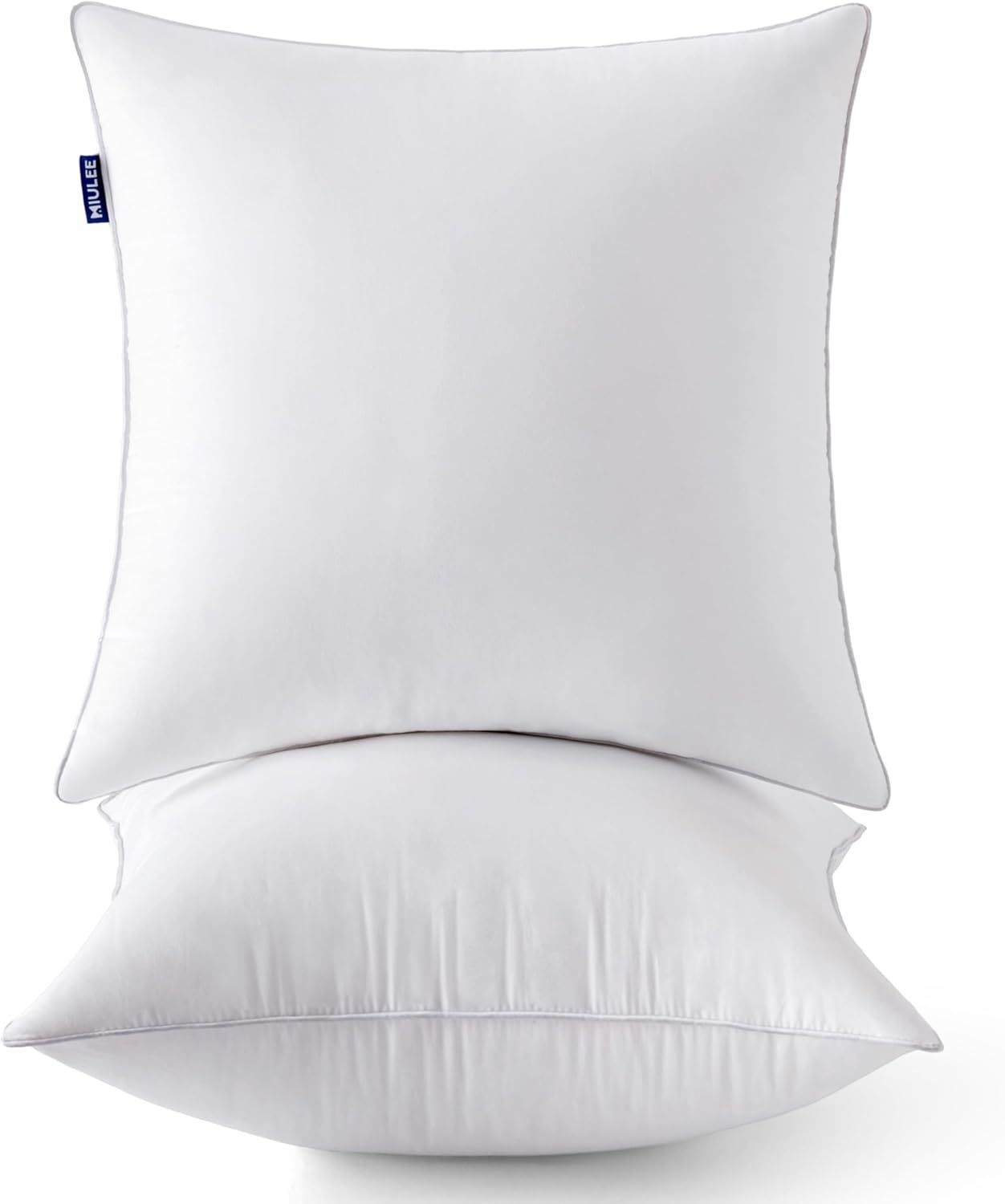 24 x 24 White Cotton Down Alternative Pillow Inserts