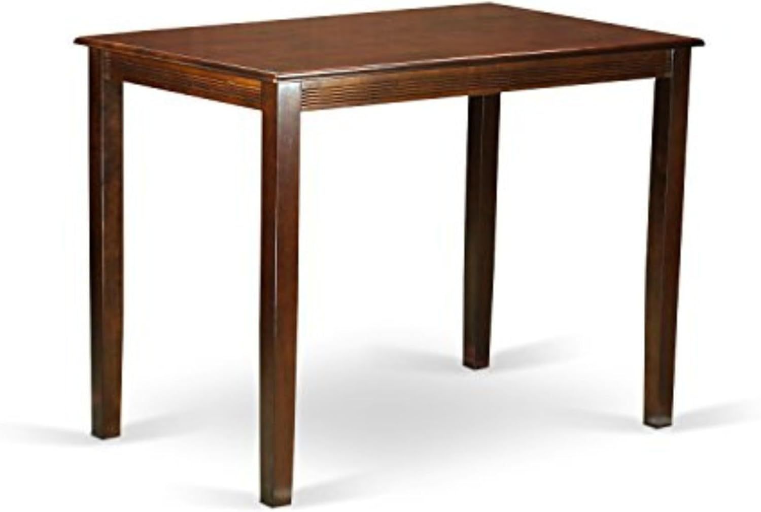 Mahogany Rectangular Extendable Counter Height Dining Table