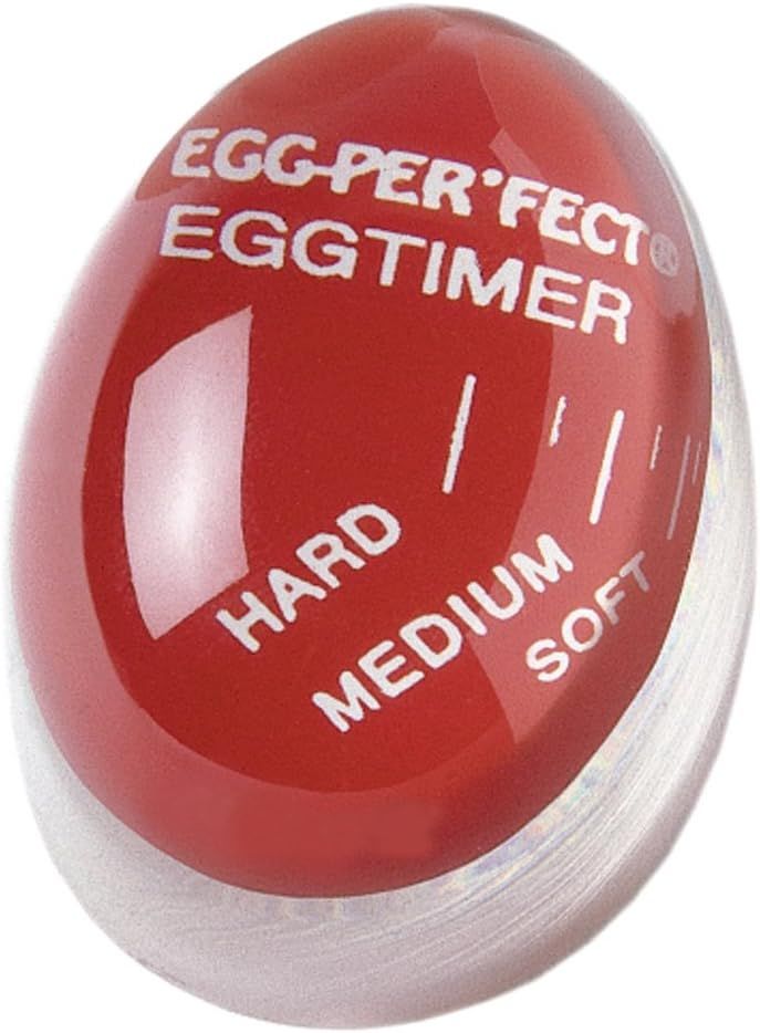 Red Heat-Sensitive Egg Timer for Perfect Boiled Eggs