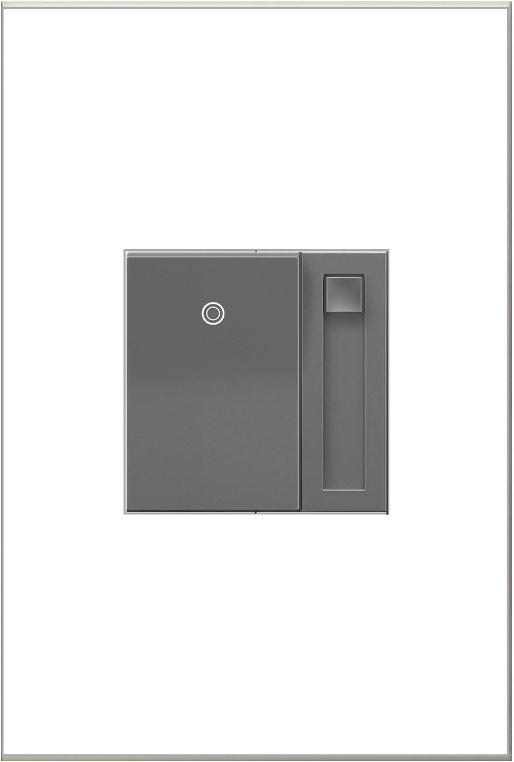 Gray Single Pole Paddle Dimmer Switch