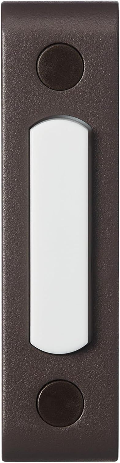 Oil Rubbed Bronze Wired Doorbell with Lighted Button