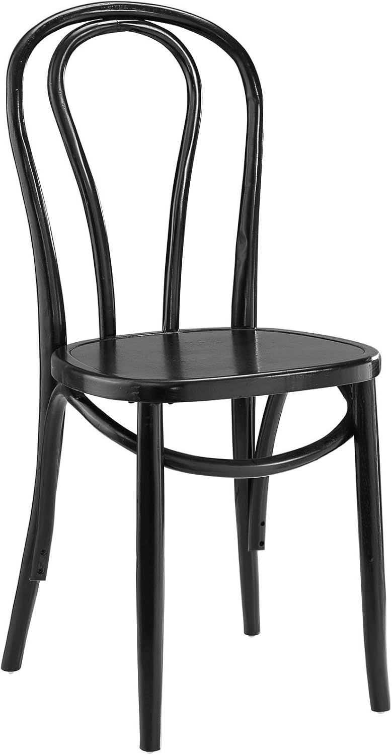 Eon Black Elm Wood Low Side Chair