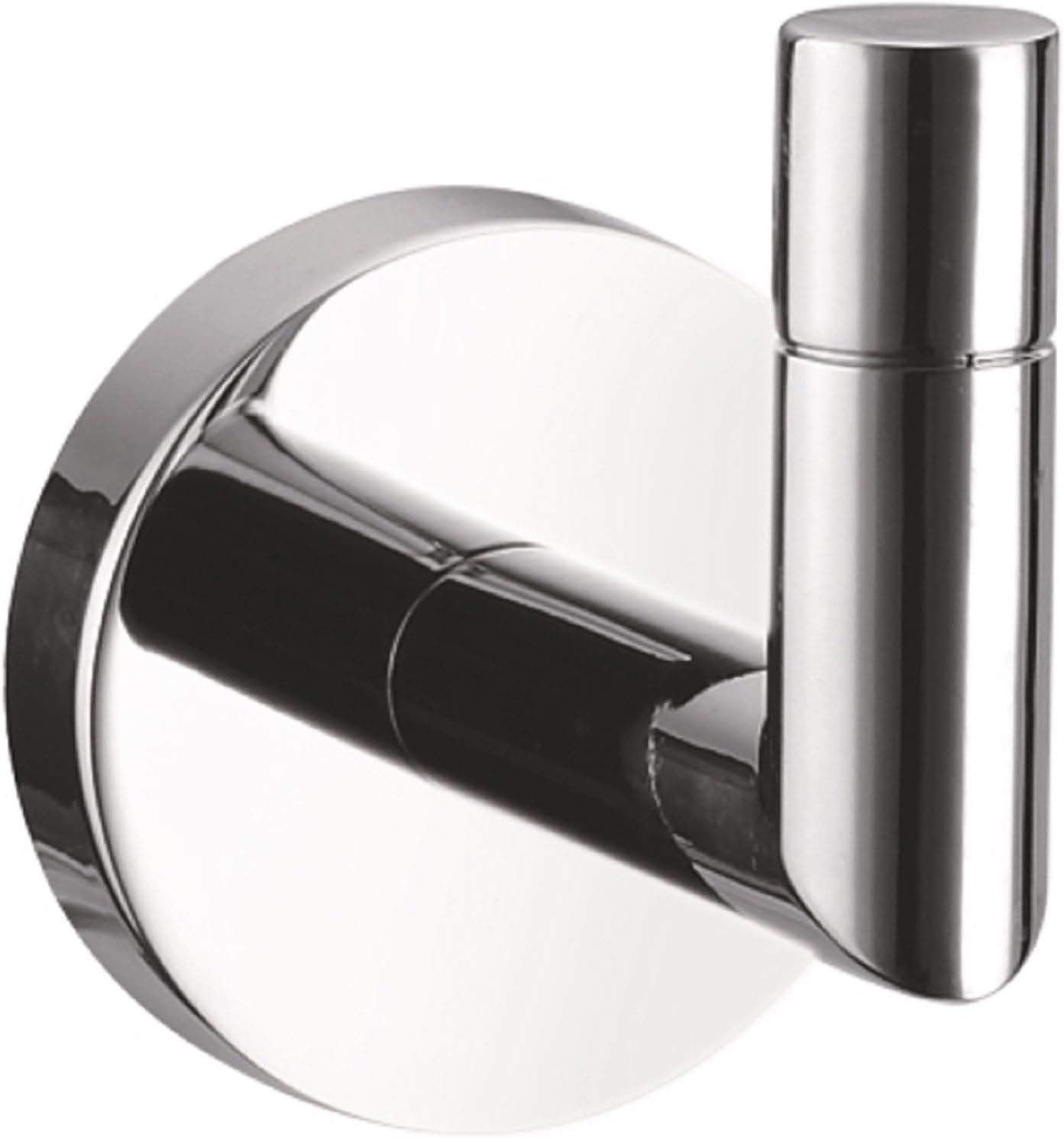 Graz Polished Chrome Modern Wall-Mounted Robe Hook