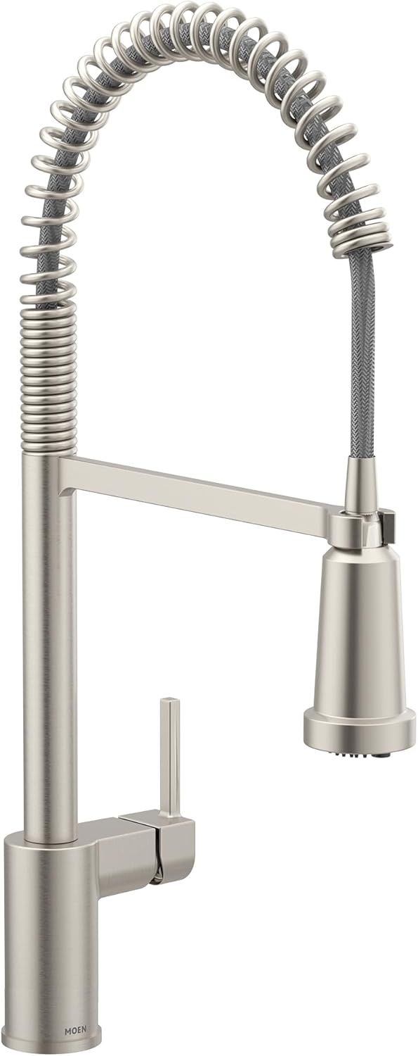 Stainless Steel Pull-Down Kitchen Faucet with Filtration