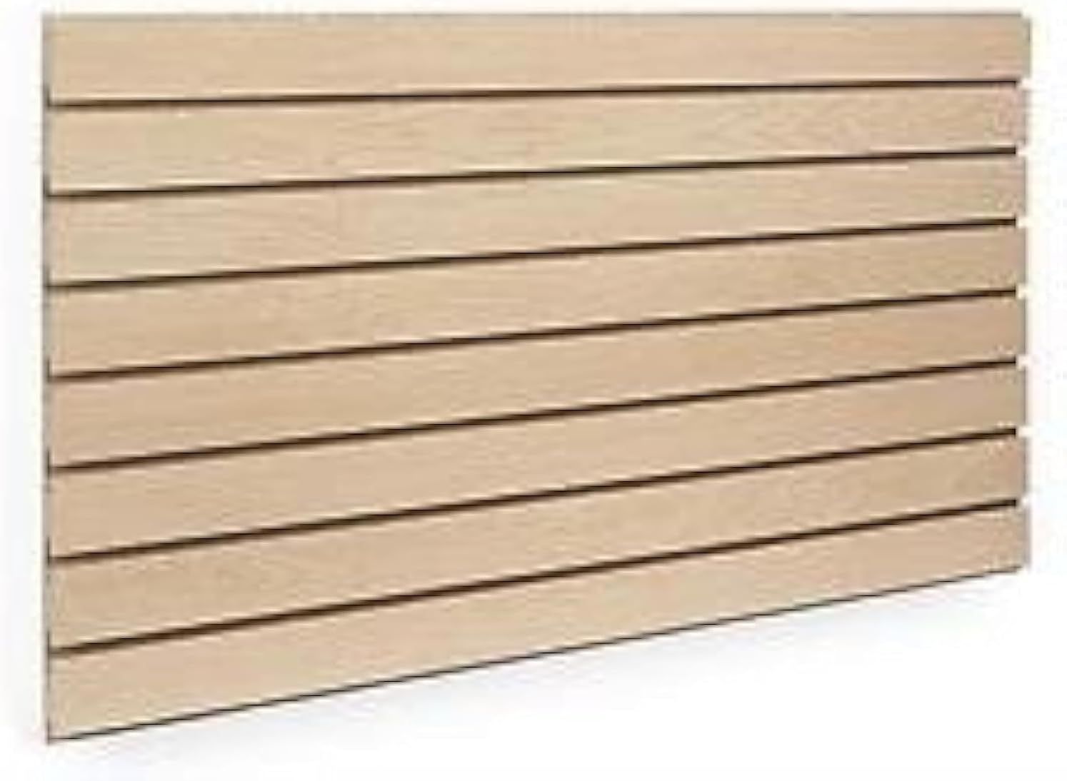 Maple MDF Slatwall Panels 24"H x 48"L Set of 2