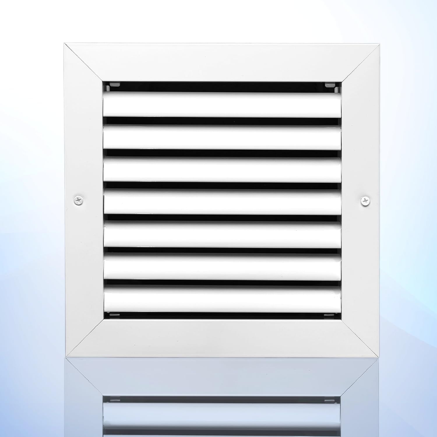 White Aluminum 6x6 Inch Ceiling or Wall Vent Grille