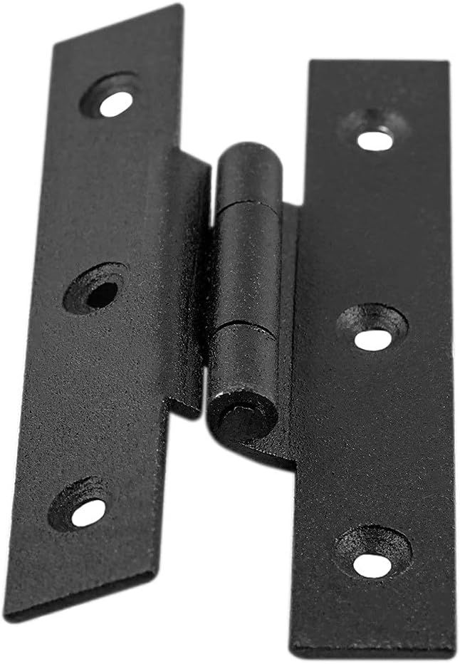 Black Wrought Iron 3.5" Cabinet Hinge with RSF Finish