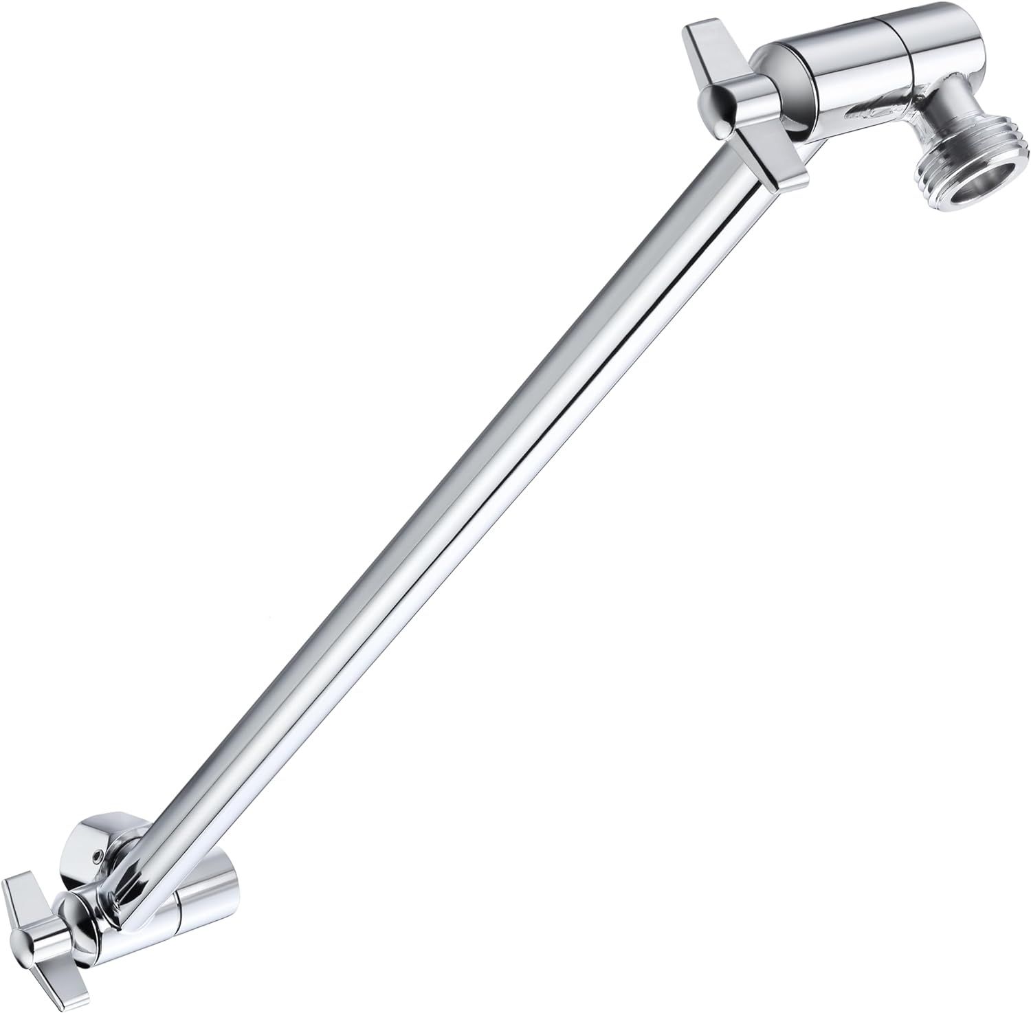 15 Inch Chrome Adjustable Shower Head Extension Arm