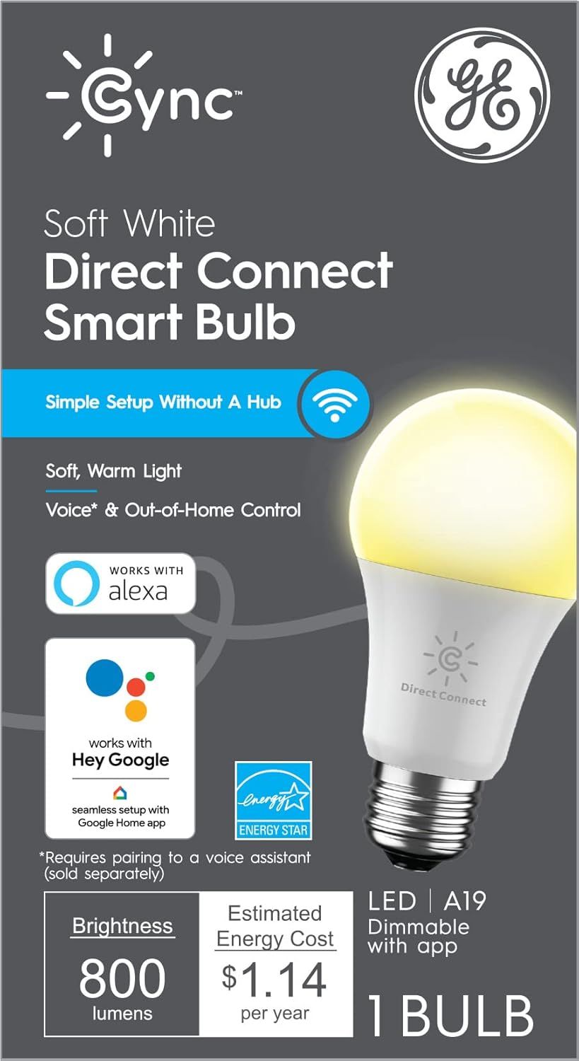 Soft White Dimmable LED Smart Bulb with Voice Control