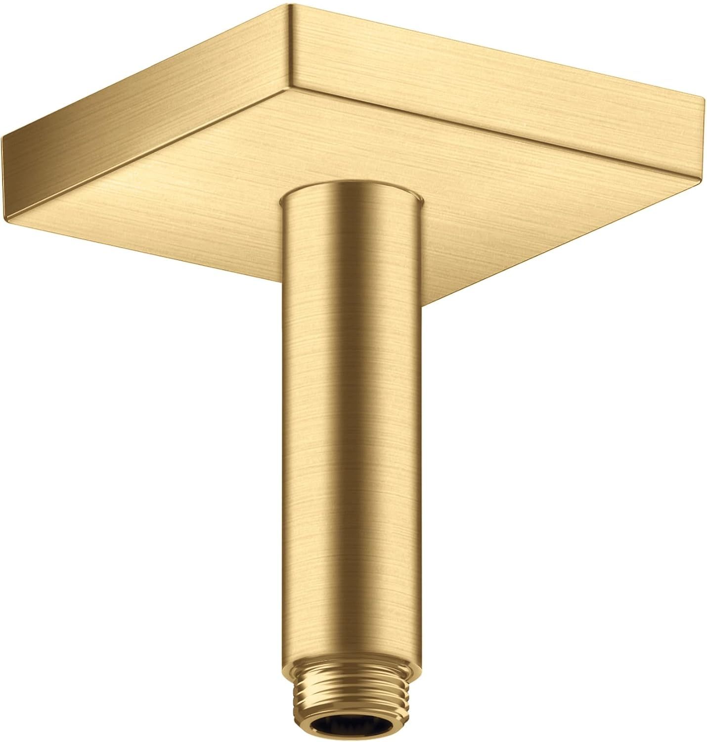 Brushed Gold Optic Ceiling Mount Shower Arm