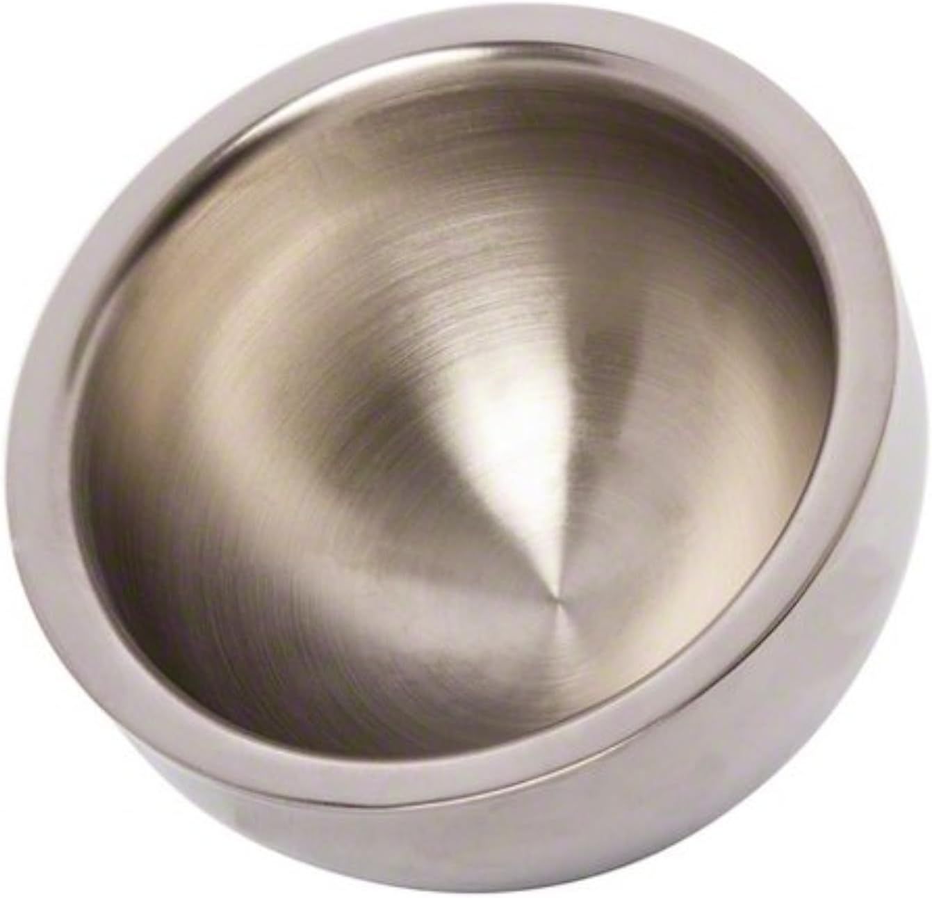 Silver Stainless Steel Insulated Serving Bowl, 23 oz