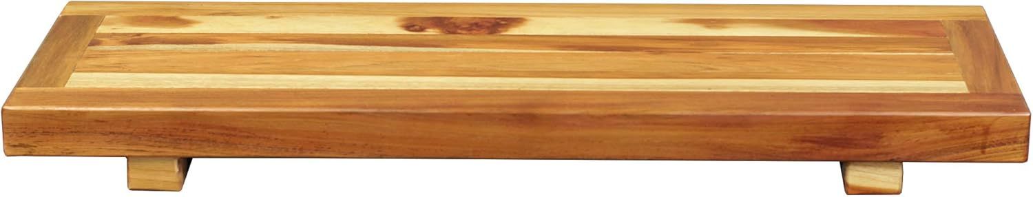 EcoDecors Solid Teak Wood Bath Tray Board