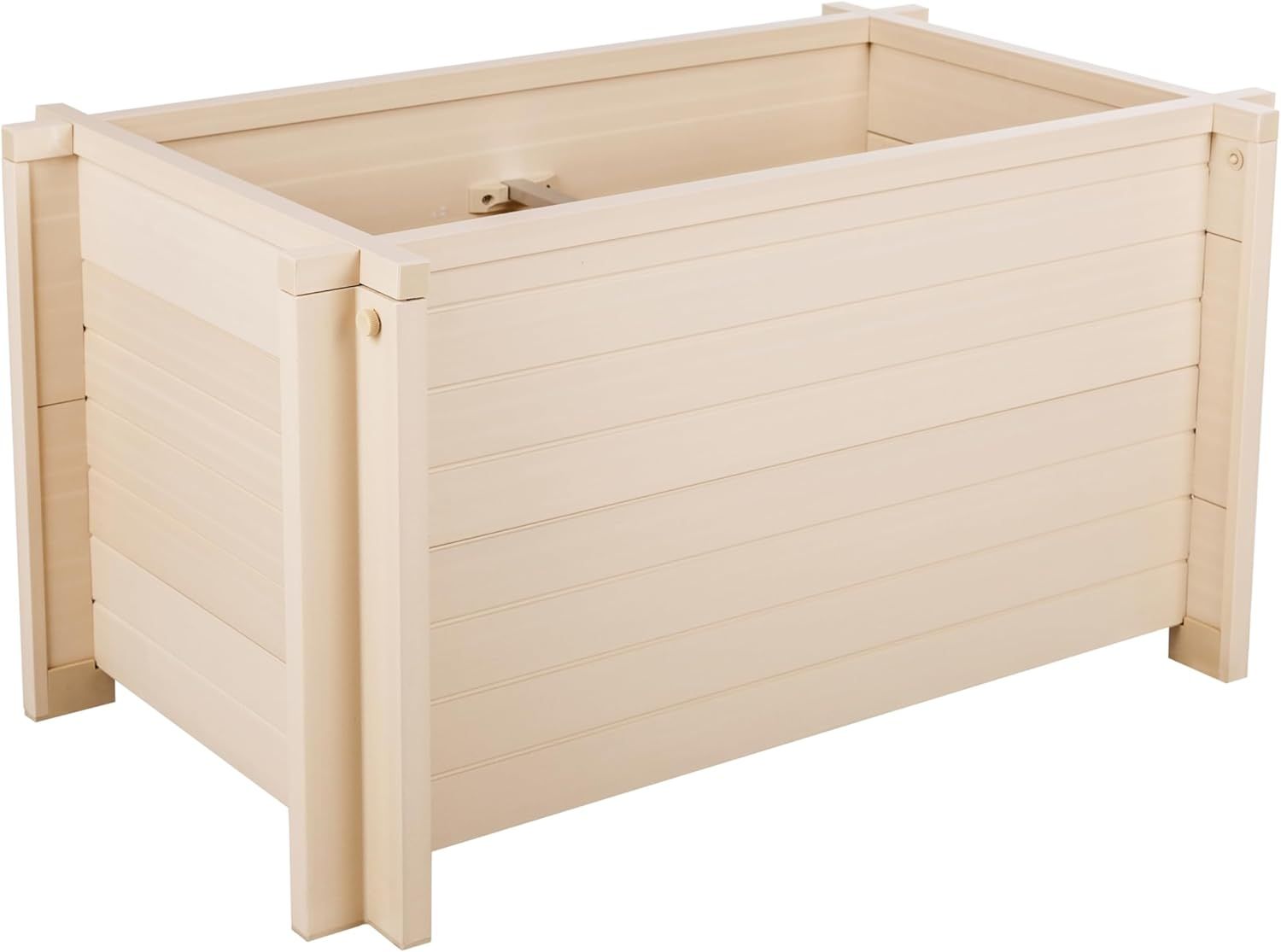 Beige Eco-Friendly 30" Wide Rectangular Planter