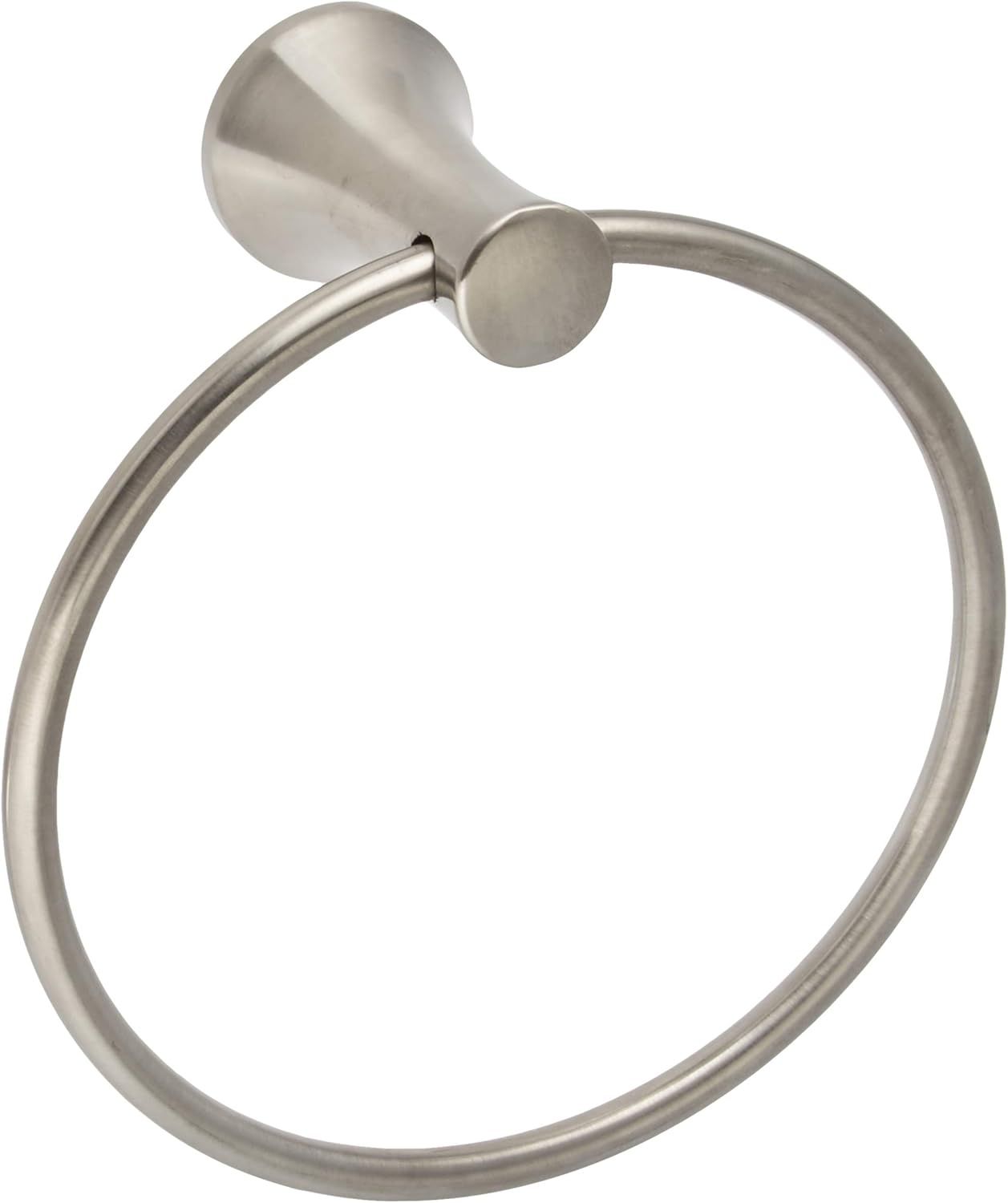 Brushed Nickel Round Wall Mounted Towel Ring