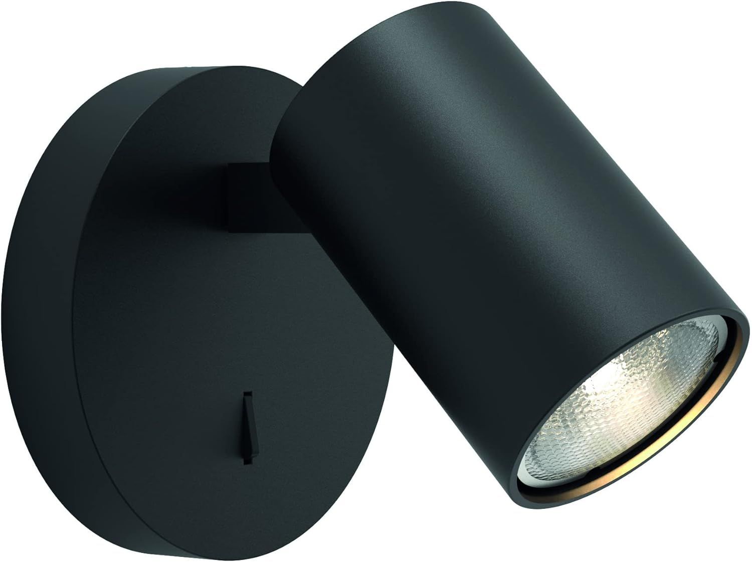 Matt Black Bronze Cylinder Dimmable Wall Sconce