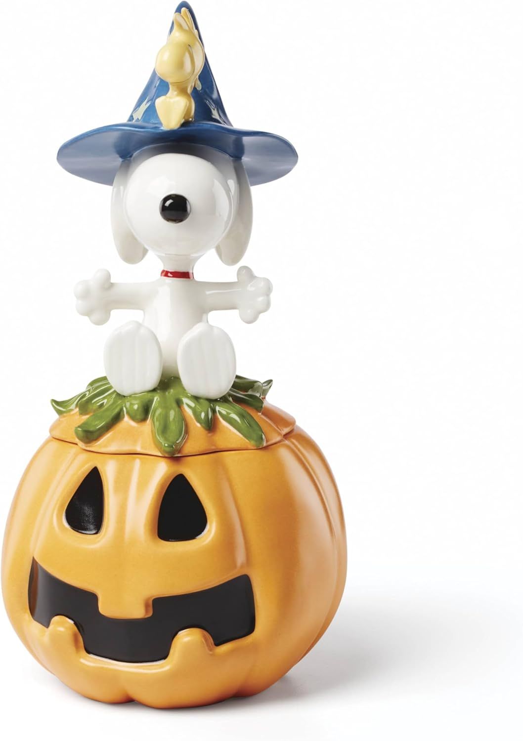 Peanuts Halloween Pumpkin Porcelain Candy Dish with Lid