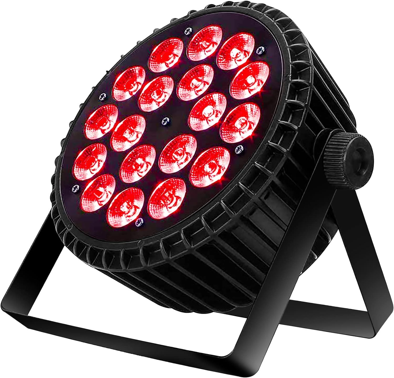 18x12W RGBW LED Stage Light with Bracket Mount