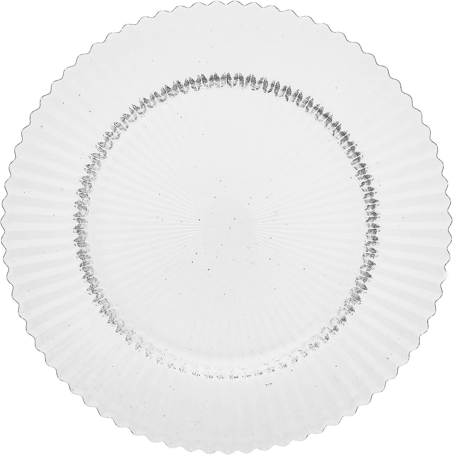 Archie Clear Glass Dinner Plates Set of 4