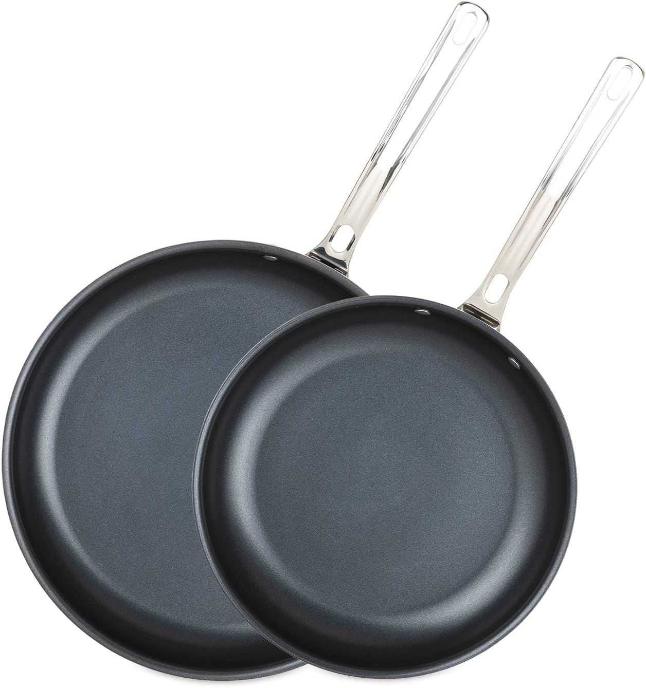 Viking 3-Ply Stainless Steel Nonstick Fry Pan Set, 8" & 10"