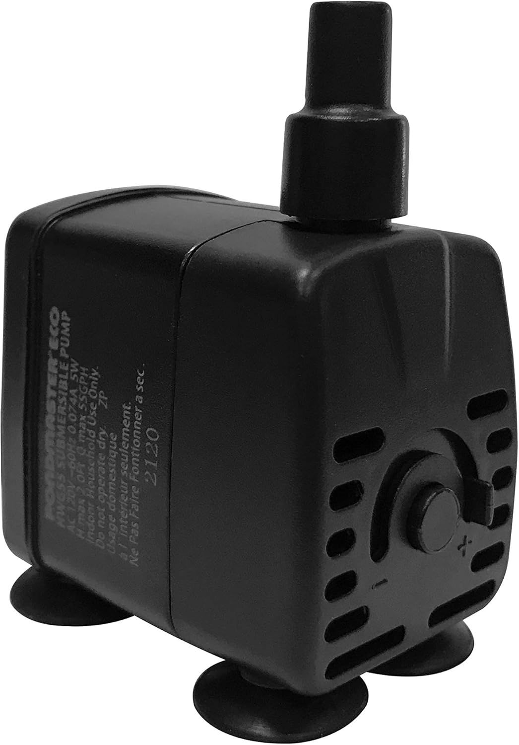 Black Magnetic Drive Submersible Water Pump with Flow Control