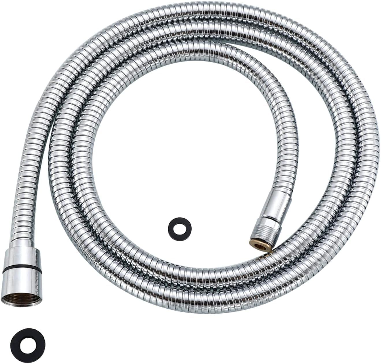 60-Inch Chrome Stainless Steel Handheld Shower Hose