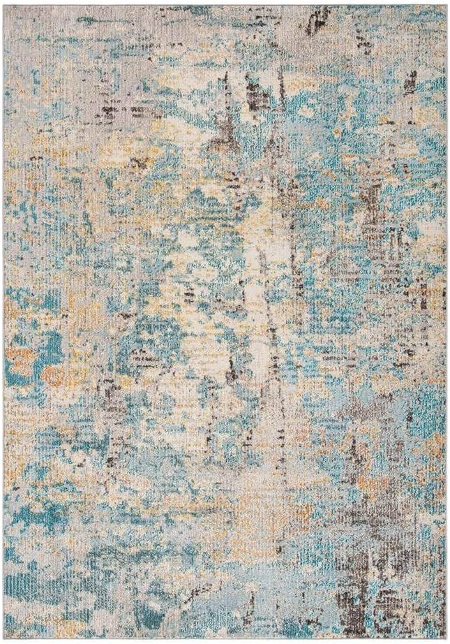 Elysian Fields 10' x 14' Gray Synthetic Easy-Care Area Rug