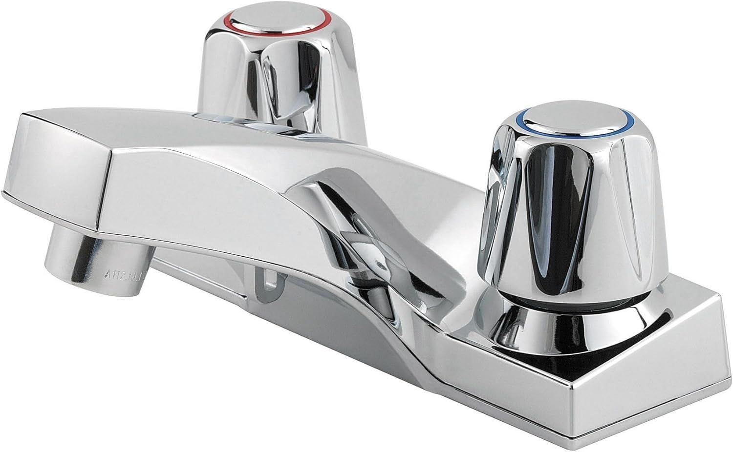 Polished Chrome 2-Handle Centerset Bathroom Faucet