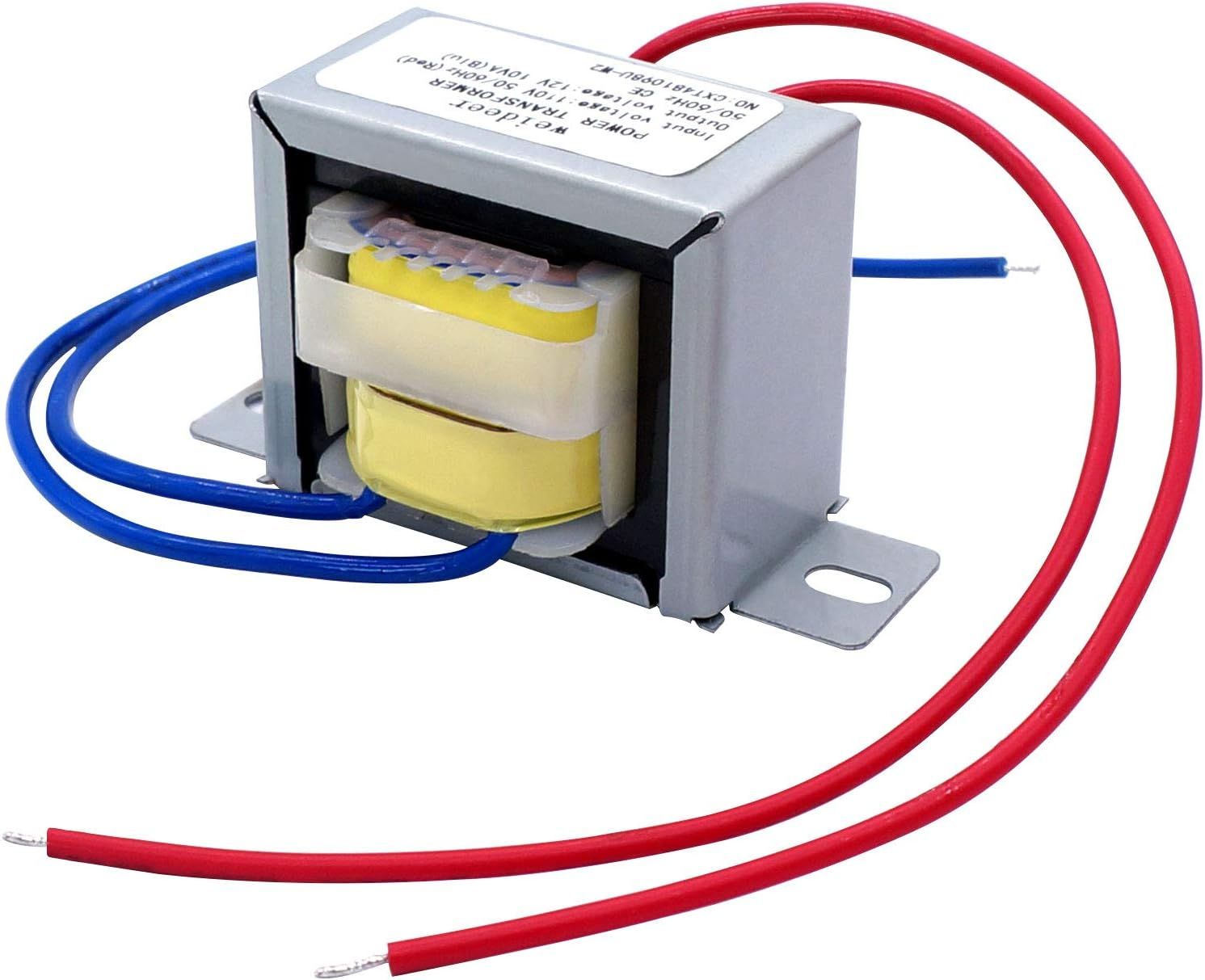 Weideer Single Phase 110V to 12V 10VA Power Transformer