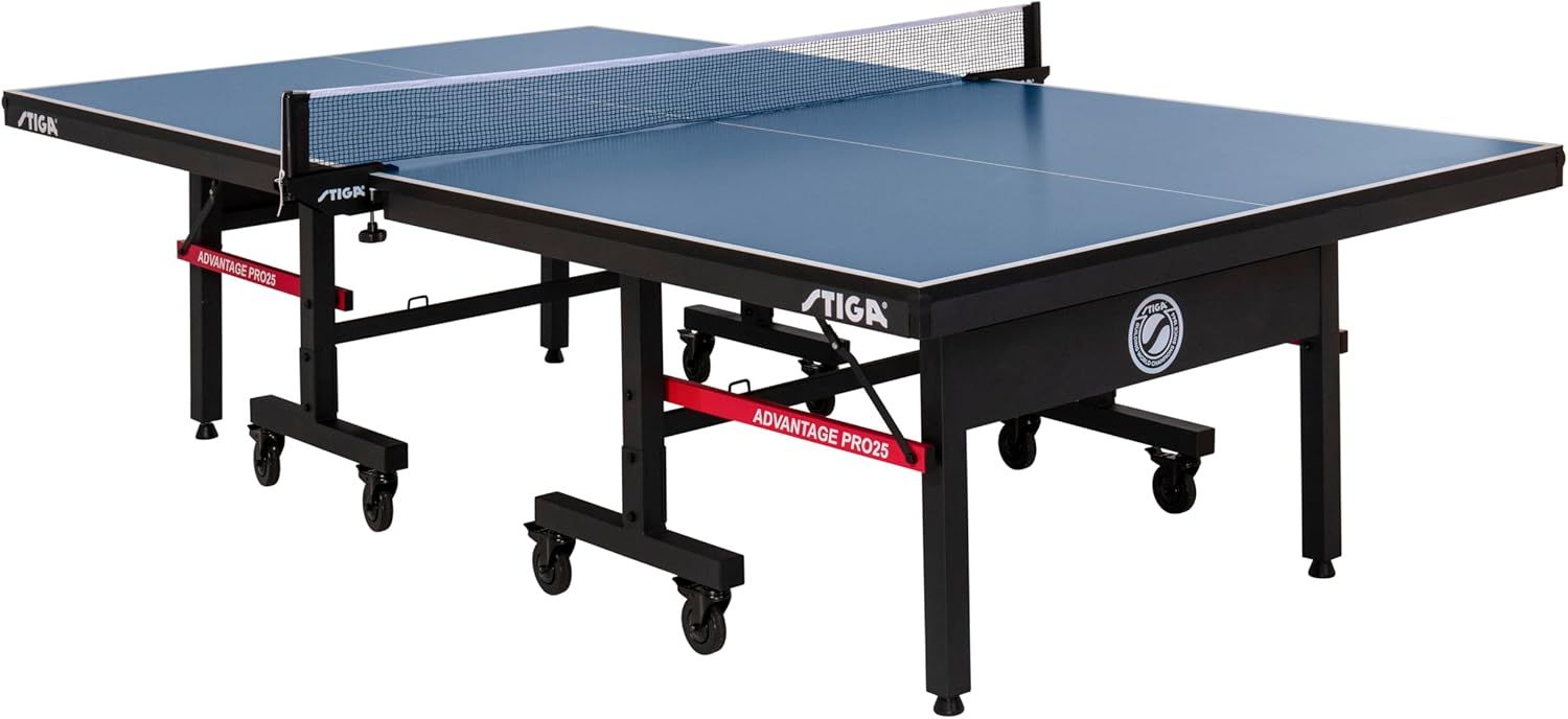 Advantage Pro25 Blue Folding Table Tennis Table with Net