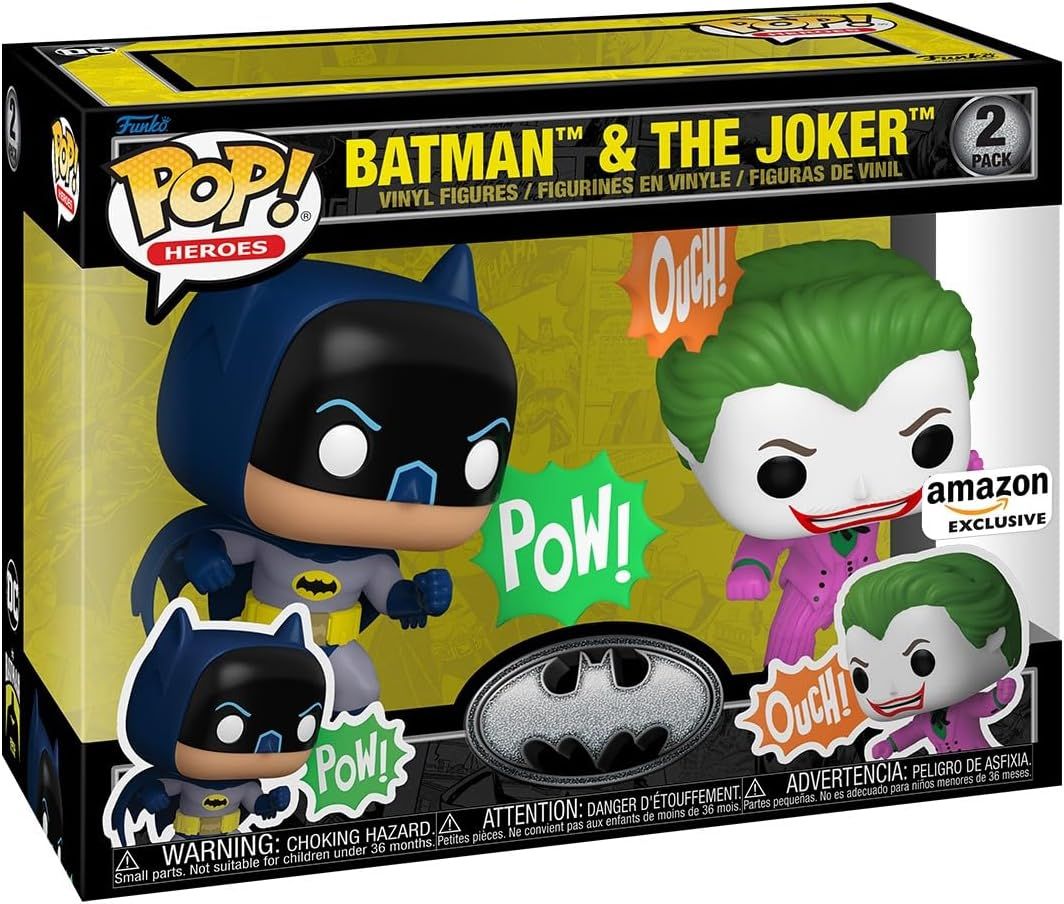 Batman and Joker 85th Anniversary Vinyl Figure Set