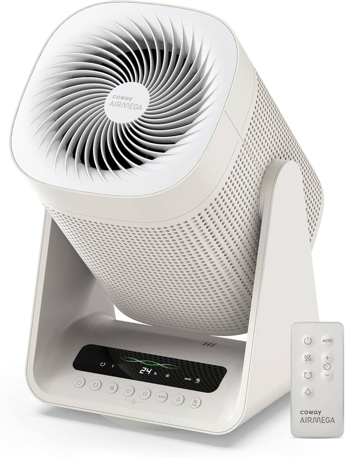 Marshmallow Gray HEPA Air Purifier with Remote Control